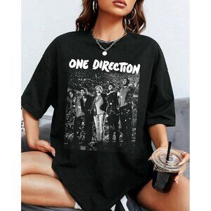 One Direction T-Shirt Concert 1D Music Band Fan Graphic Retro Casual 92